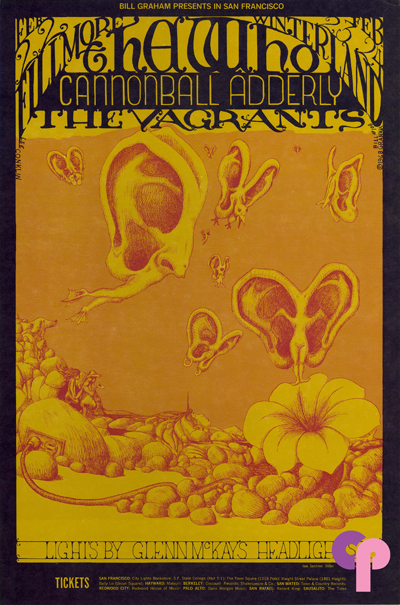 Fillmore Auditorium ,Winterland 2/22/68 - BG-108 - Classic Posters
