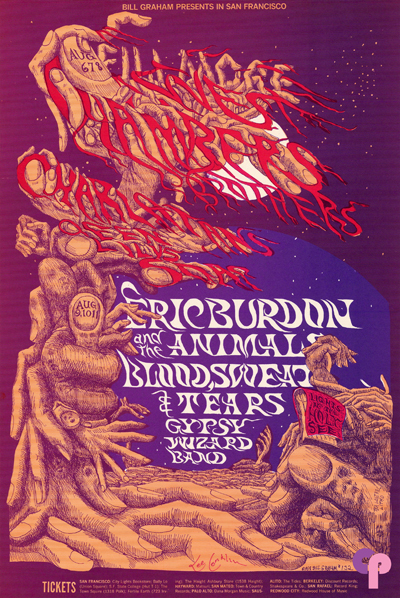 Fillmore West 8/6-11/68 - BG-132 - Classic Posters