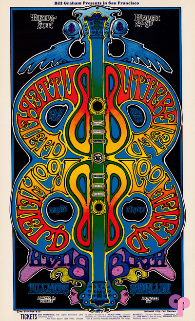 Fillmore West 3/27-30/69 - BG-166 - Classic Posters