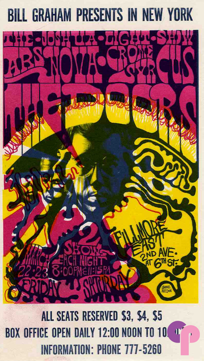 Fillmore East 3/22-23/68 - MSO-FME.1968.03.22 - Classic Posters