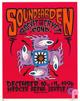 Mercer Arena, Seattle, WA 12/10-11/96 - MOD-PCL-151 - Classic Posters